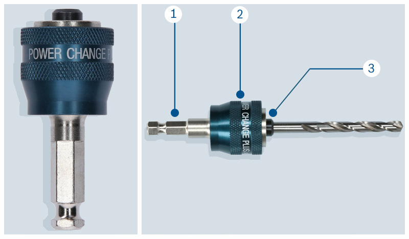 Scie-cloche POWER CHANGE Bosch - longueur utile 40mm
