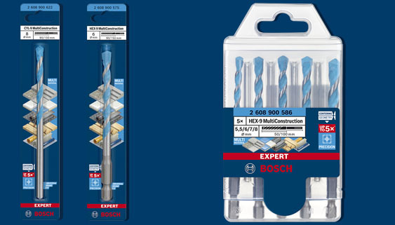 Bosch Professional Zubehör Foret Expert HEX-9 MultiConstruction, 7