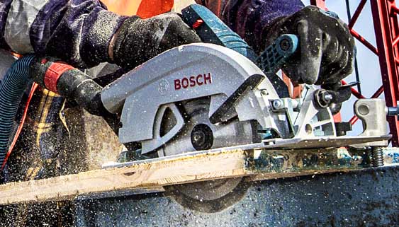 ใบเลื่อยวงเดือน Bosch สำหรับไม้ก่อสร้าง