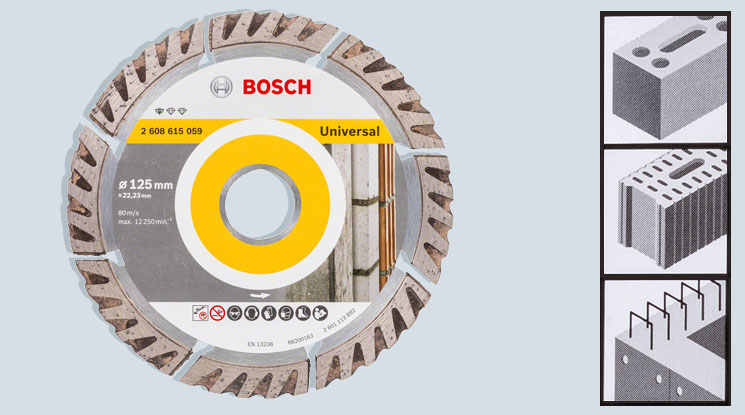 Disco diamantado Standard for Universal da Bosch